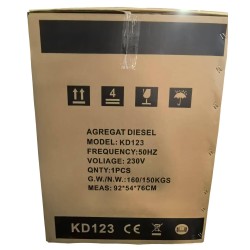 Agregat Diesel 7000W + ATS 12/230V KD123