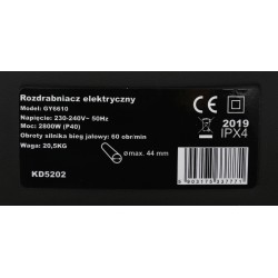 ROZDRABNIACZ ELEKTRYCZNY 2800W KD5202