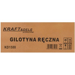 GILOTYNA RĘCZNA 5" DO BLACHY STALOWEJ PRĘTÓW NOŻYCE