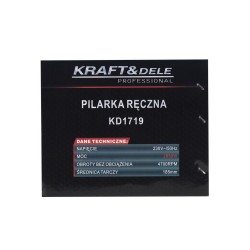 Pilarka ręczna tarczowa 2850W laser KD1719