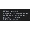Stabilizator napięcia 2000VA 230V KD1926