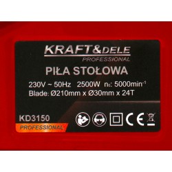 Pilarka stołowa tarczowa 2500W KD3150