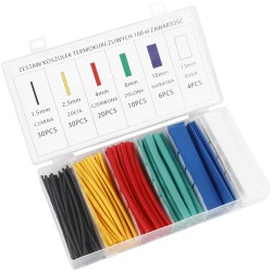 Koszulki rurki termokurczliwe zestaw 100szt. KD10918