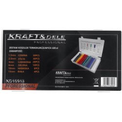 Koszulki rurki termokurczliwe zestaw 100szt. KD10918