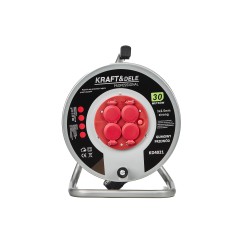PRZEDŁUŻACZ OGRODOWY BĘBNOWY 3x2.5mm 30M KD4021