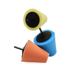 Gąbki polerskie stożek do felg 150mm zestaw 3szt. KD1592