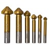 Zestaw frezów stożkowych 6szt. frezy do drewna KD983