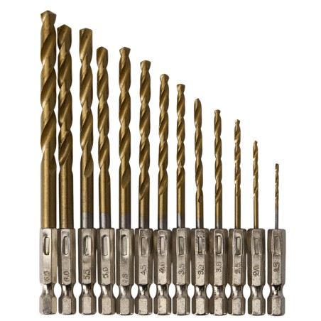 Wiertła do wkrętarki tytanowe 13szt. KD982