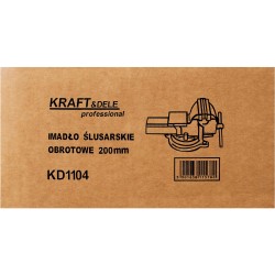 Imadło obrotowe 200mm 21kg z kowadłem KD1104