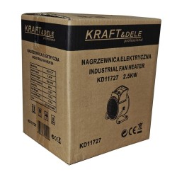 Nagrzewnica elektryczna farelka 2,5kW 230V KD11727