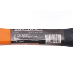Młotek gumowy z rączką fiberglass KD902