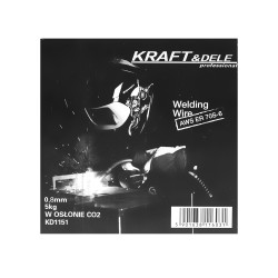 Drut spawalniczy 0,8 mm 5kg miedziowany KD1151