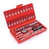 Zestaw narzędzi 46el. klucze nasadowe KD10525