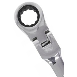 Klucze płasko oczkowe z grzechotką łamane 12el. 8-19mm KD10947