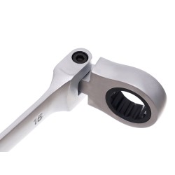 Klucze płasko oczkowe z grzechotką łamane 12el. 8-19mm KD10947