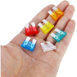 Bezpieczniki samochodowe 120szt. 5-30A KD1300