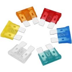 Bezpieczniki samochodowe 120szt. 5-30A KD1300