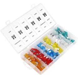 Bezpieczniki samochodowe 120szt. 5-30A KD1300
