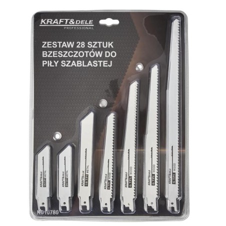 Brzeszczot do piły szablastej 28szt. KD10780