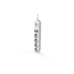 Przedłużacz z USB 2m 4 gniazda + 4x USBKD4030