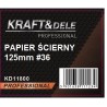 Papier ścierny 50szt. krążek 125mm P36 na rzep KD11800