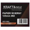Papier ścierny 50szt. krążek 125mm P60 na rzep KD11802