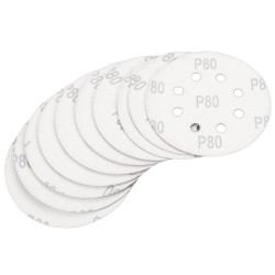 Papier ścierny 50szt. krążek 125mm P80 na rzep KD11809