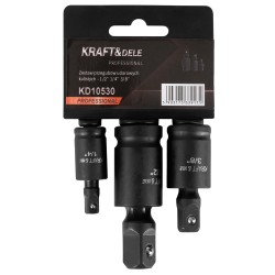 Przeguby kulowe udarowe zestaw 1/2" 1/4" 3/8" KD10530