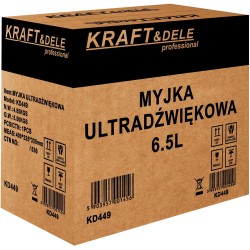 Myjka ultradźwiękowa 6,5L KD449