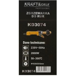 Zgrzewarka trzpieniowa do rur 2800W  KD3074