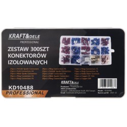 Zestaw konektorów izolowanych 300 sztuk KD10488