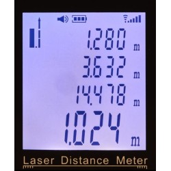 Laserowy miernik cyfrowy dalmierz 60m KD10406