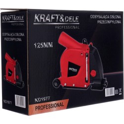 Osłona przeciwpyłowa z funkcją odsysania do szlifierki bruzdownicy 115/125mm KD1977