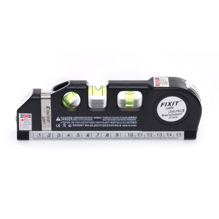 Poziomica laserowa z miarą 250cm KD10437