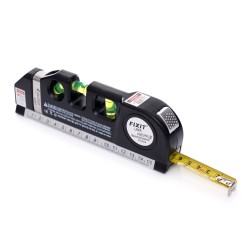 Poziomica laserowa z miarą 250cm KD10437