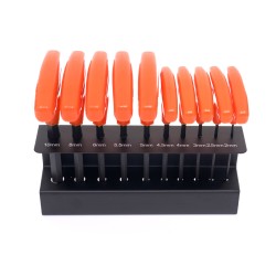 Zestaw 10 imbusów na stojaku KD10948