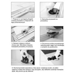 Zestaw do cięcia płytek dużych formatów 3200mm KD10674