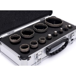 Otwornice diamentowe w walizce 12szt. KD11227