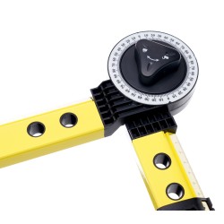 Kątomierz budowlany poziomica cyrkiel 3w1 KD10442