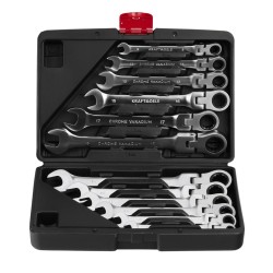 KLUCZE PŁASKO-OCZKOWE  8-19mm 12el.  KD11304