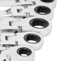 KLUCZE PŁASKO-OCZKOWE  8-19mm 12el.  KD11304