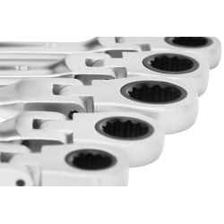 KLUCZE PŁASKO-OCZKOWE  8-19mm 12el.  KD11304