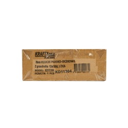 KLUCZE PŁASKO-OCZKOWE  8-19mm 12el.  KD11304