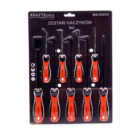 ZESTAW HACZYKÓW 9szt. KD10959
