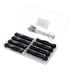 KLUCZE DO REGULACJI GAŹNIKÓW 8SZT + SZCZOTKI KD11245