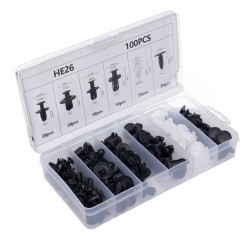 Spinki i klipsy mocujące do tapicerki 100szt. KD10498