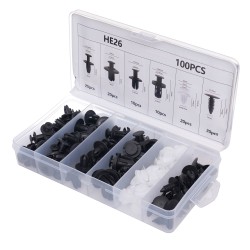 Spinki i klipsy mocujące do tapicerki 100szt. KD10498