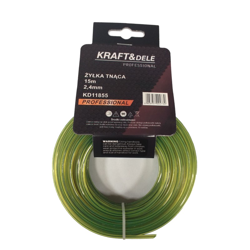 Żyłka tnąca 15m 2,4mm² KD11855