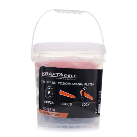 Zestaw do poziomowania płytek 600el. KD10778