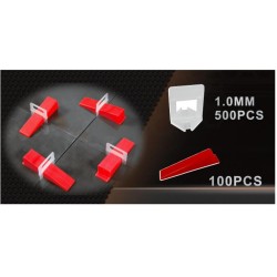 Zestaw do poziomowania płytek 1mm KD10775